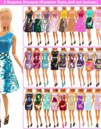 10PCS Doll Clothes for 11.5 Inch Barbie Doll
