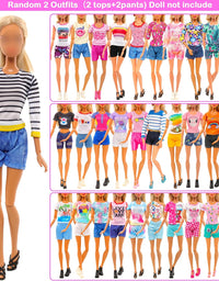 10PCS Doll Clothes for 11.5 Inch Barbie Doll
