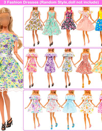 10PCS Doll Clothes for 11.5 Inch Barbie Doll
