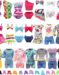 20PCS Doll Clothes and Accessories for 11.5 Inch Barbie Doll
