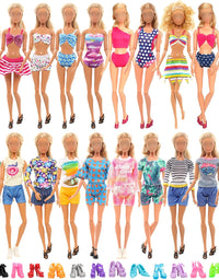 20PCS Doll Clothes and Accessories for 11.5 Inch Barbie Doll
