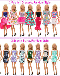 28PCS Doll Clothes and Accessories for 11.5 Inch Barbie Doll
