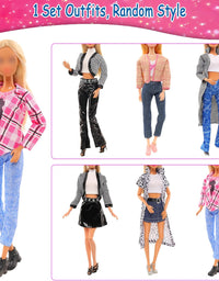 36PCS Doll Clothes and Accessories for 11.5 Inch Barbie Doll
