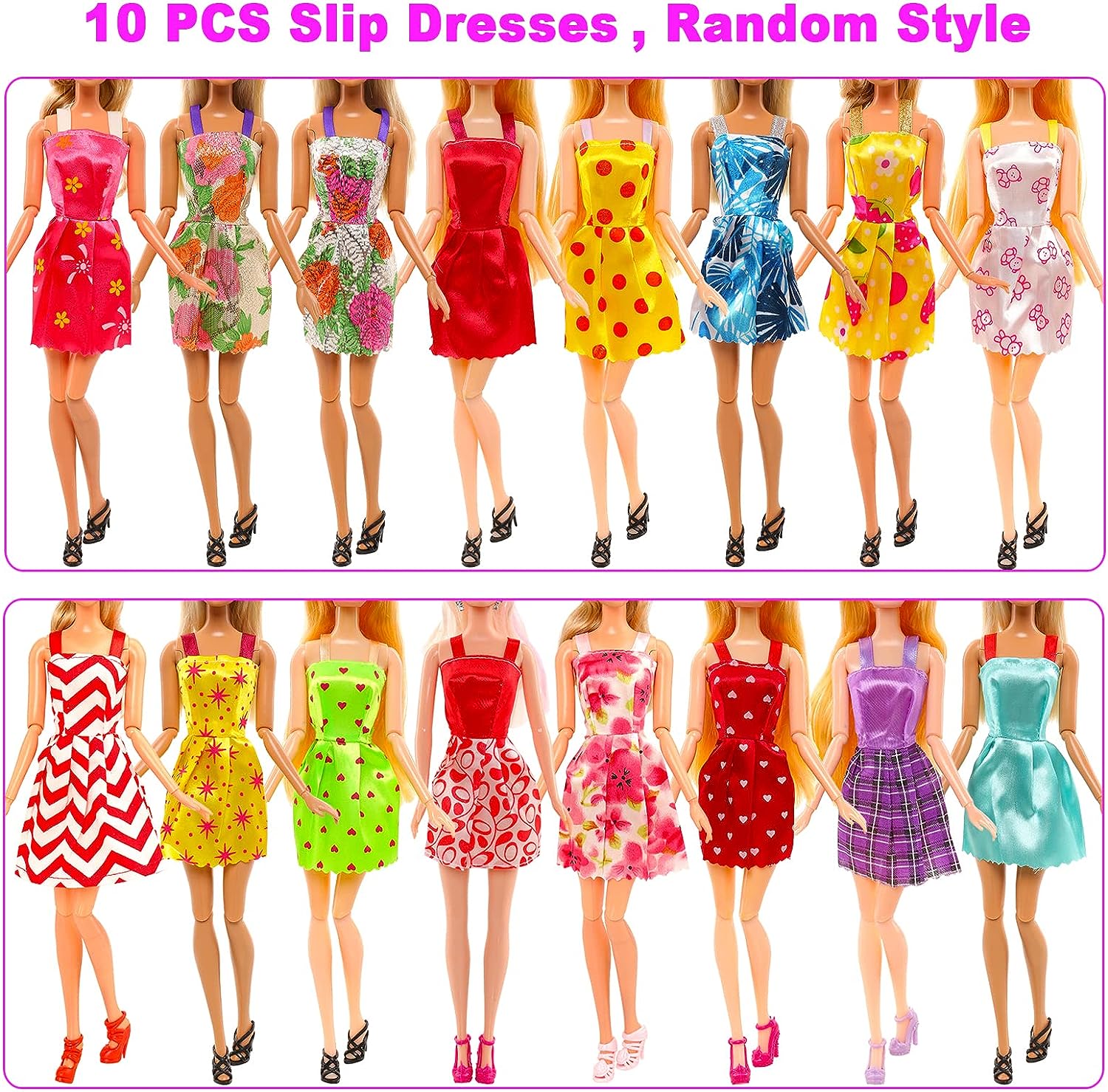 43PCS Doll Clothes and Accessories for 11.5 Inch Barbie Doll