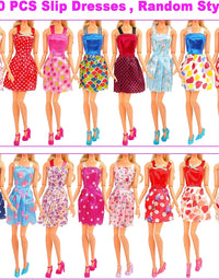 43PCS Doll Clothes and Accessories for 11.5 Inch Barbie Doll
