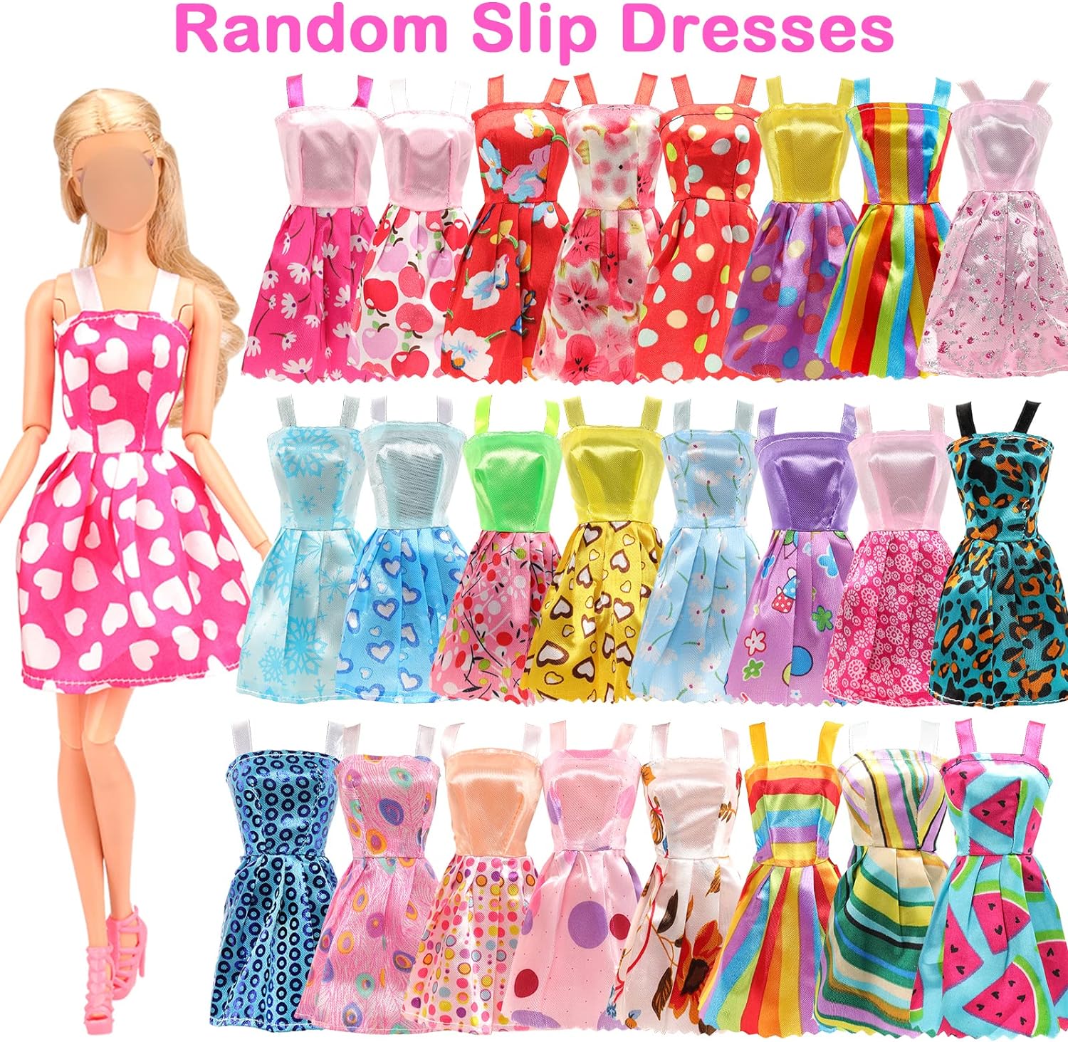 43PCS Doll Clothes and Accessories for 11.5 Inch Barbie Doll