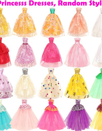 57PCS Doll Clothes and Accessories for 11.5 Inch Barbie Doll
