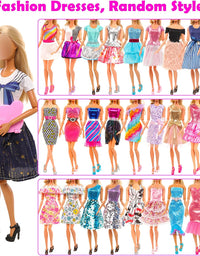 57PCS Doll Clothes and Accessories for 11.5 Inch Barbie Doll
