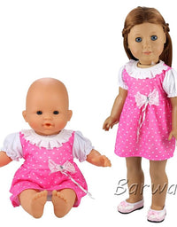 5PCS Lovely Dresses for 14 to 18 Inch Baby Girl Doll
