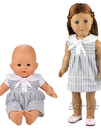 5PCS Lovely Dresses for 14 to 18 Inch Baby Girl Doll
