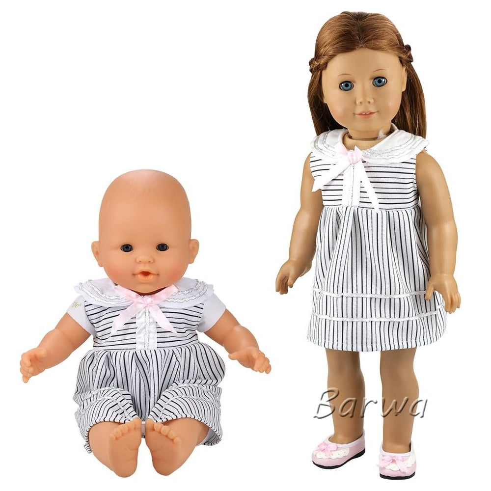 5PCS Lovely Dresses for 14 to 18 Inch Baby Girl Doll