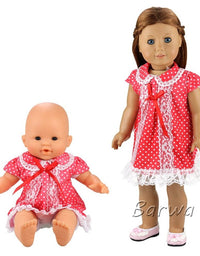 5PCS Lovely Dresses for 14 to 18 Inch Baby Girl Doll
