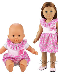 5PCS Lovely Dresses for 14 to 18 Inch Baby Girl Doll
