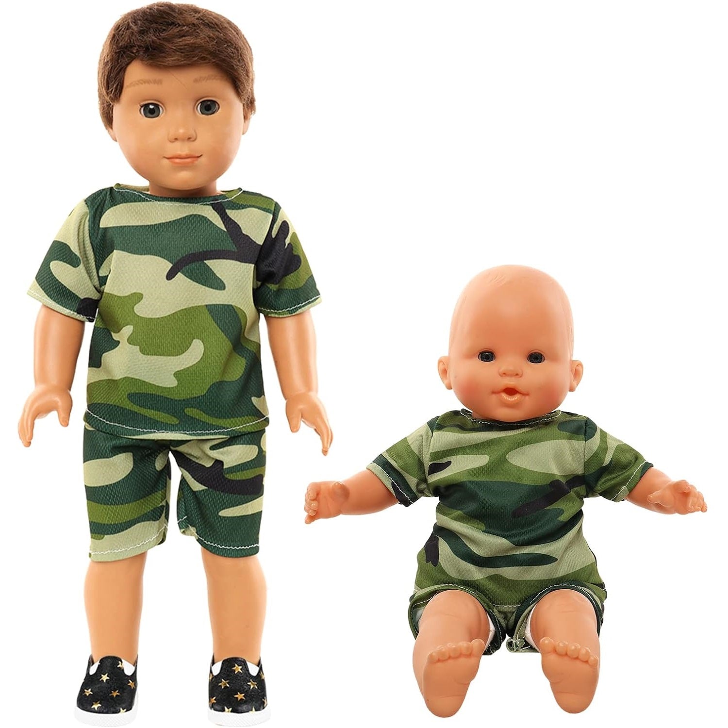 6 Sets of Casual Clothes for 14 to 18 Inch Baby Boy Doll