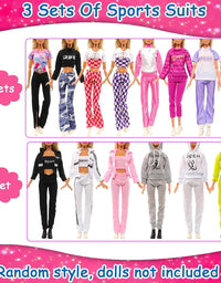 8PCS Doll Clothes for 11.5 Inch Barbie Doll
