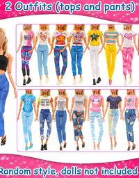 8PCS Doll Clothes for 11.5 Inch Barbie Doll
