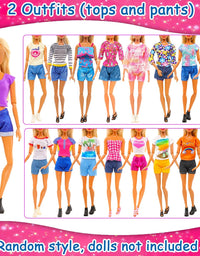 8PCS Doll Clothes for 11.5 Inch Barbie Doll
