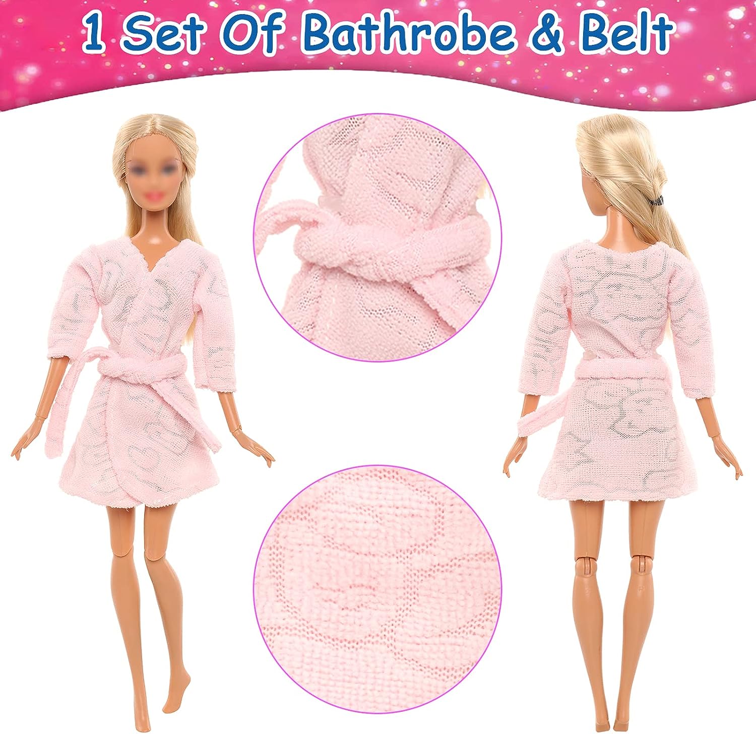 8PCS Doll Clothes for 11.5 Inch Barbie Doll